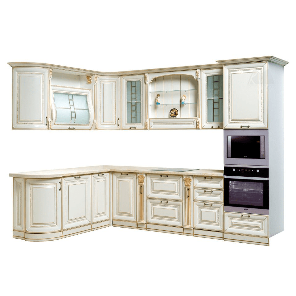 Кухня Сан-Марино МДФ эмаль крем Кубань мебель