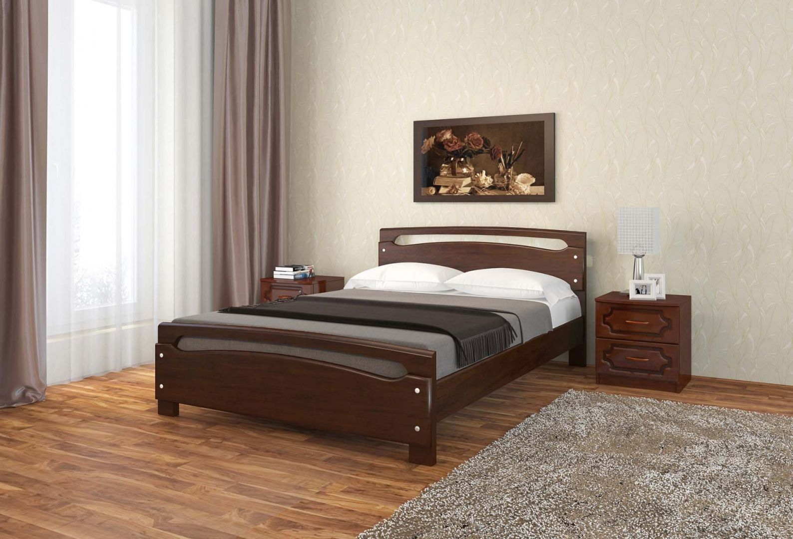 Кровать Камелия-2 1600 Браво Мебель