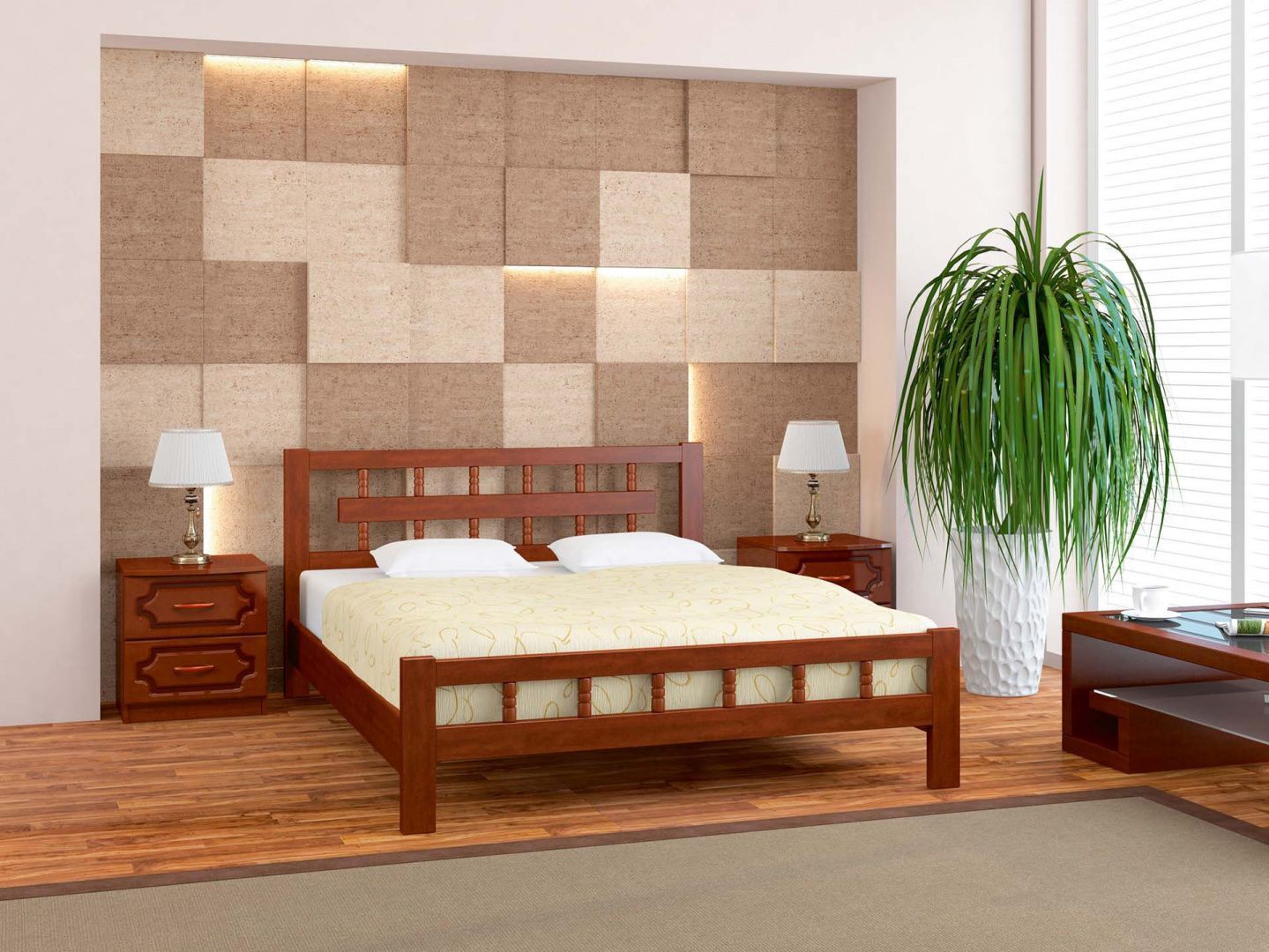 Кровать Натали-5 1200 Браво Мебель