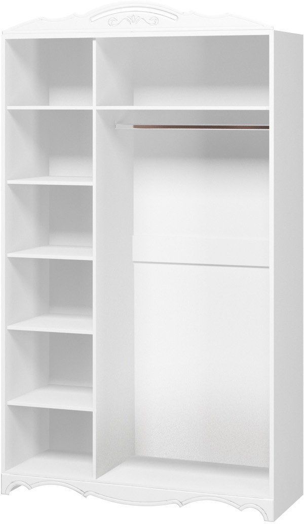 Шкаф ШР-3 Лотос Белый Браво мебель 