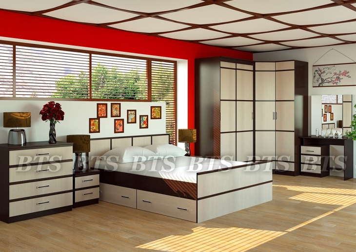 Спальня Сакура БТС