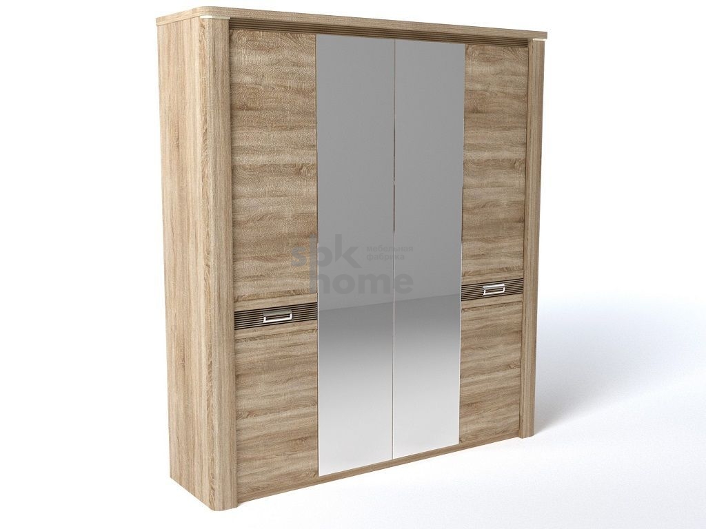 Шкаф 4-х дверный Магнолия 2048*558*2280 СБК
