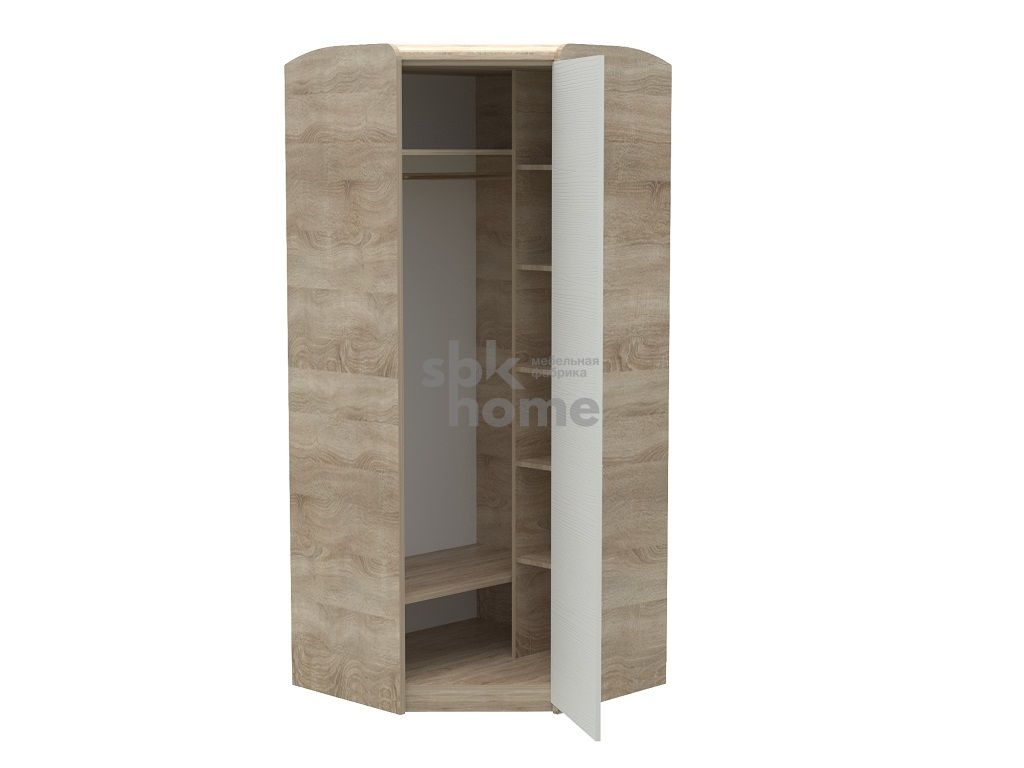 Шкаф для одежды угловой Чемпион 870*870*2050 СБК