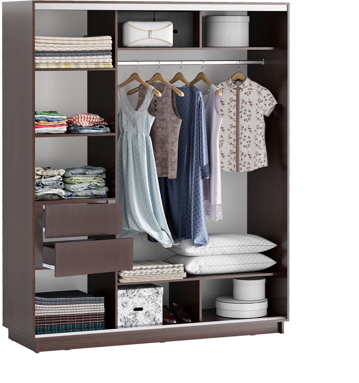 ШКАФ-КУПЕ «ЛЕО» ФАСАД ЛАЙТ 1800*600*2200 Cтиль