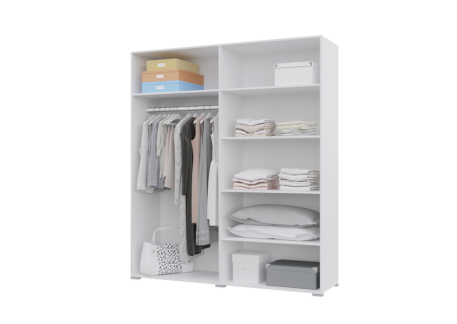 Шкаф Милана 1800х520х2074 Горизонт