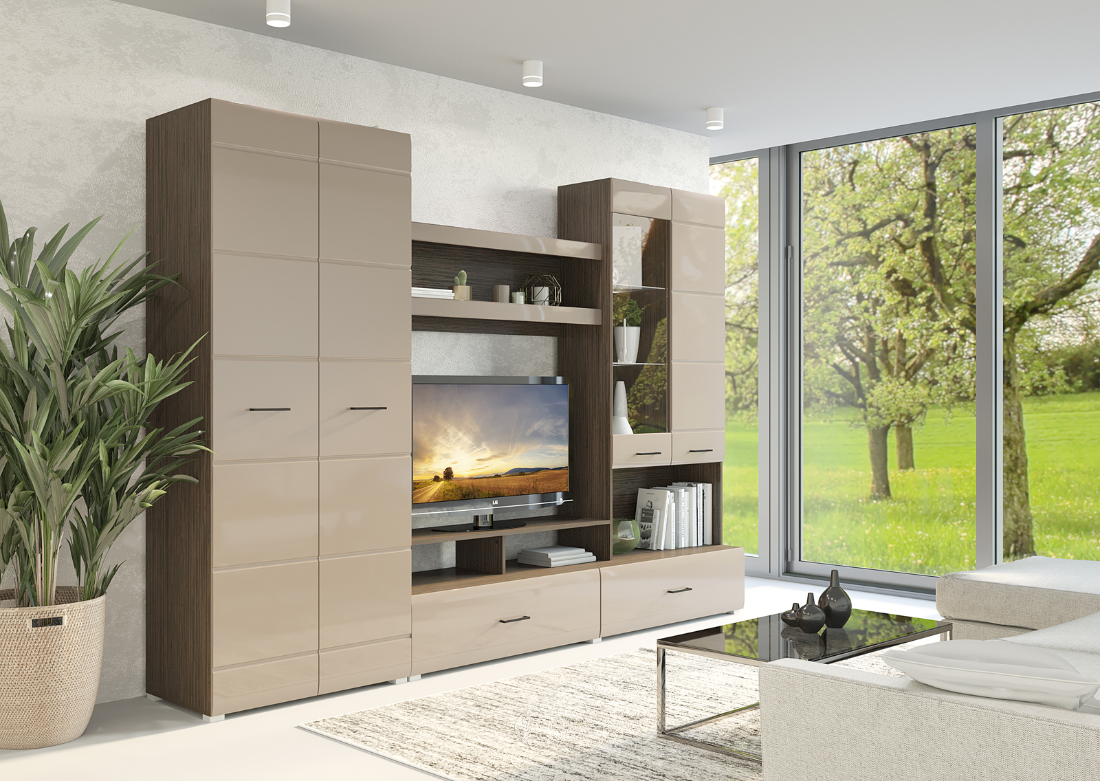 Гостиная Ненси-1 2800х466х2000 Горизонт