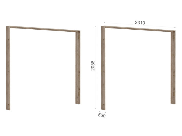 Портал для шкафа 5дв Джулия 2310х560х2058 Империал