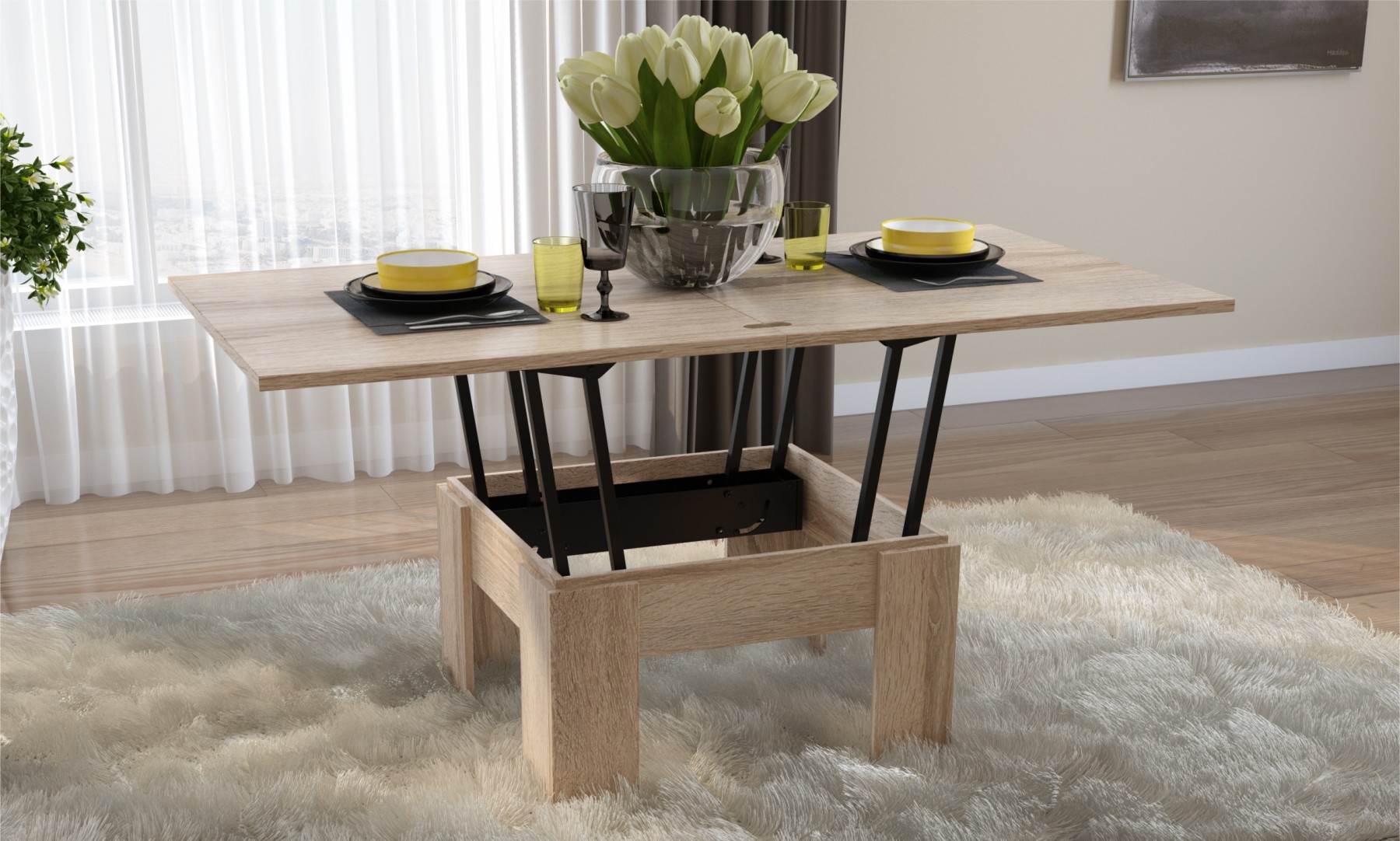 Стол трансформер Империал 815*794*450