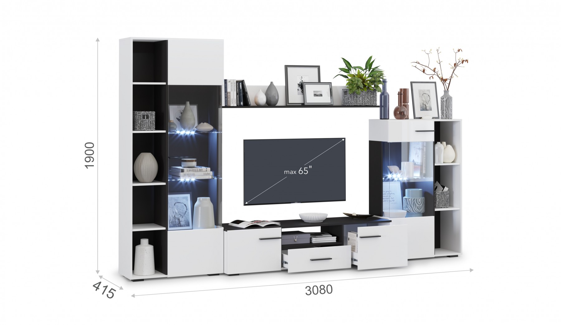 Гостиная  Невада 3080х415х1900 Империал