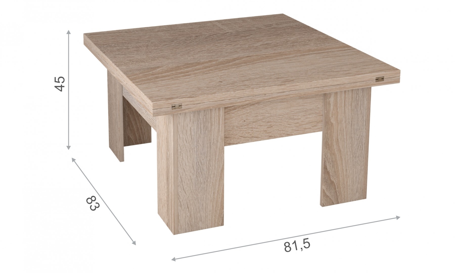 Стол журнальный Трансформер 815х830х450 Империал