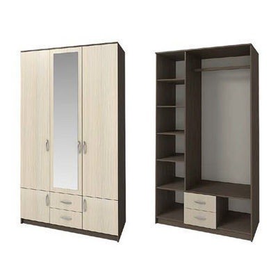 Шкаф ШК-3 с зеркалом Ронда Интерьер центр 1200*520*2120