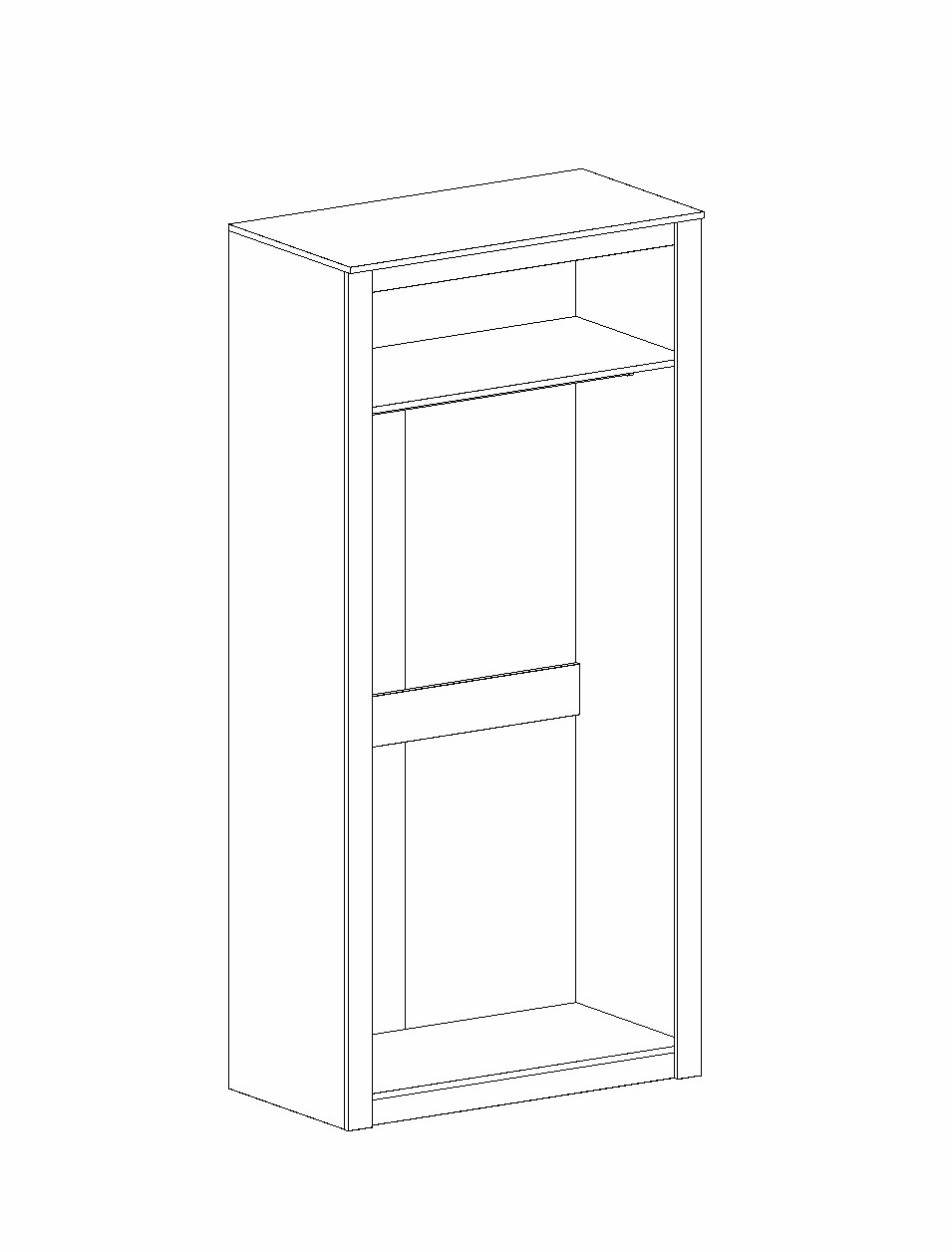 Шкаф 2дв Даллас Мебельград