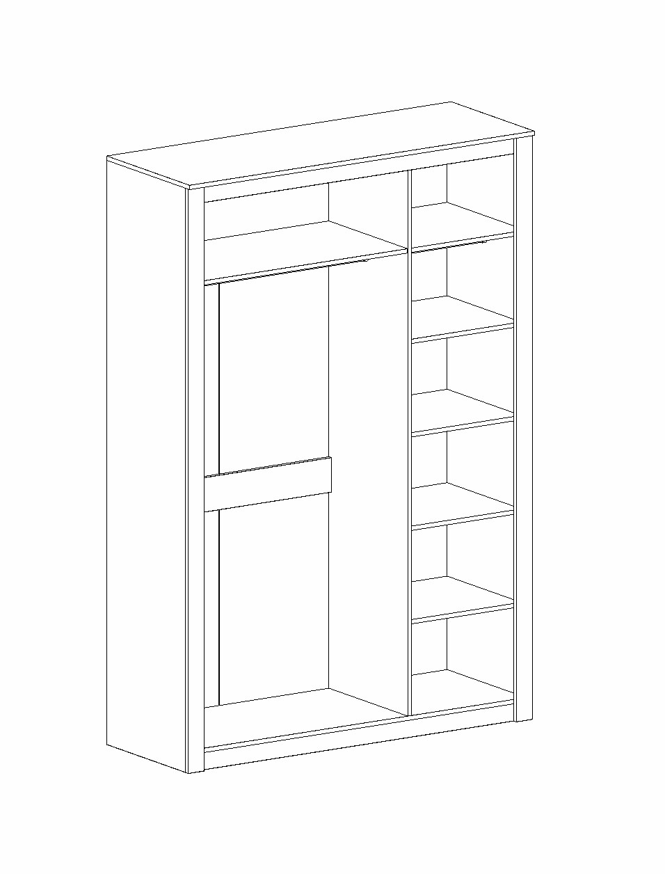 Шкаф 3дв Даллас Мебельград