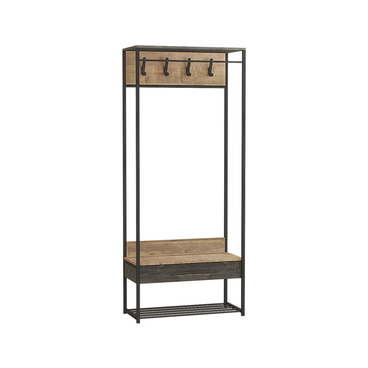 Вешалка 15.120  Трувор  800х366х1942 Моби