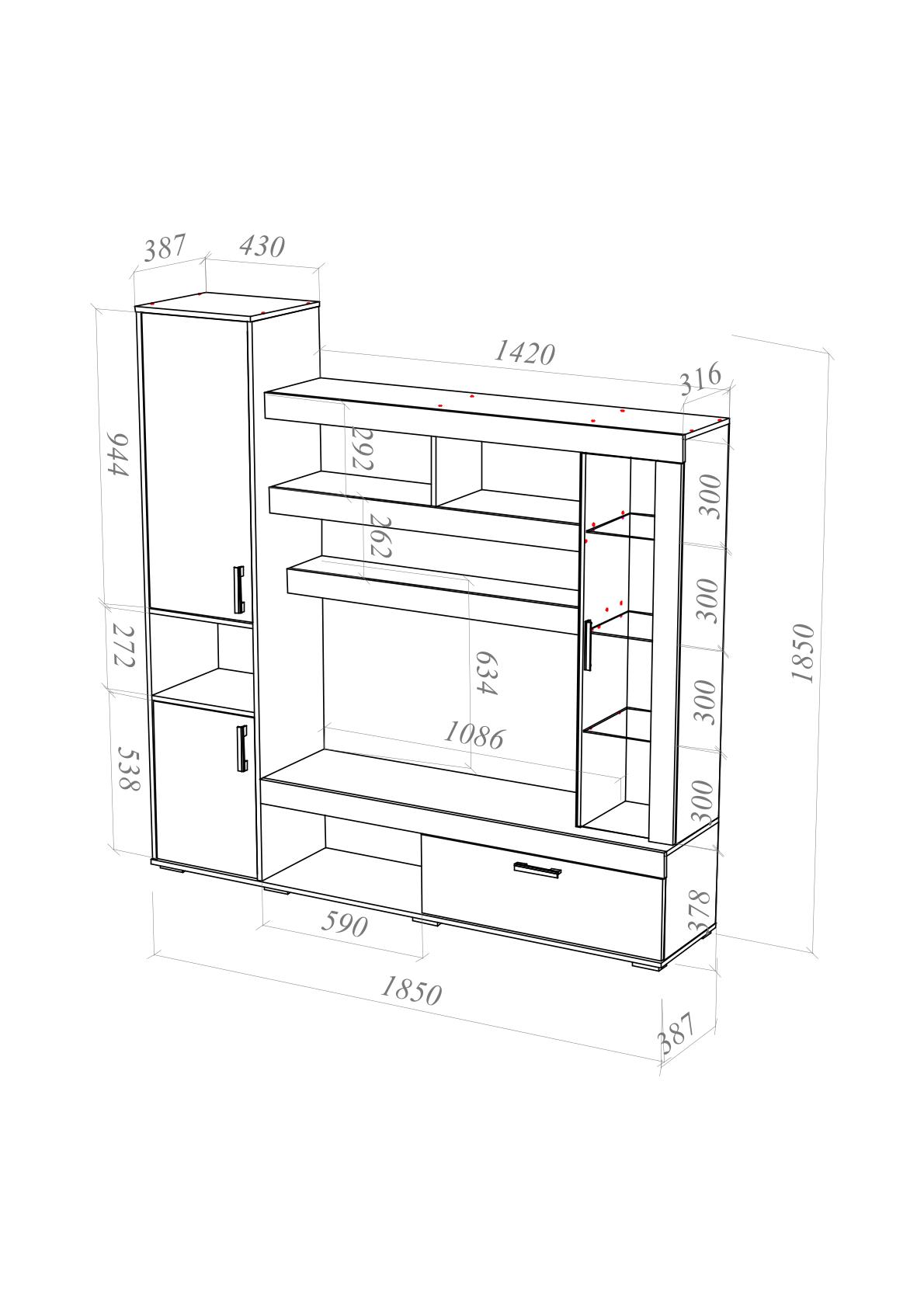 Гостиная Сити Пирамида