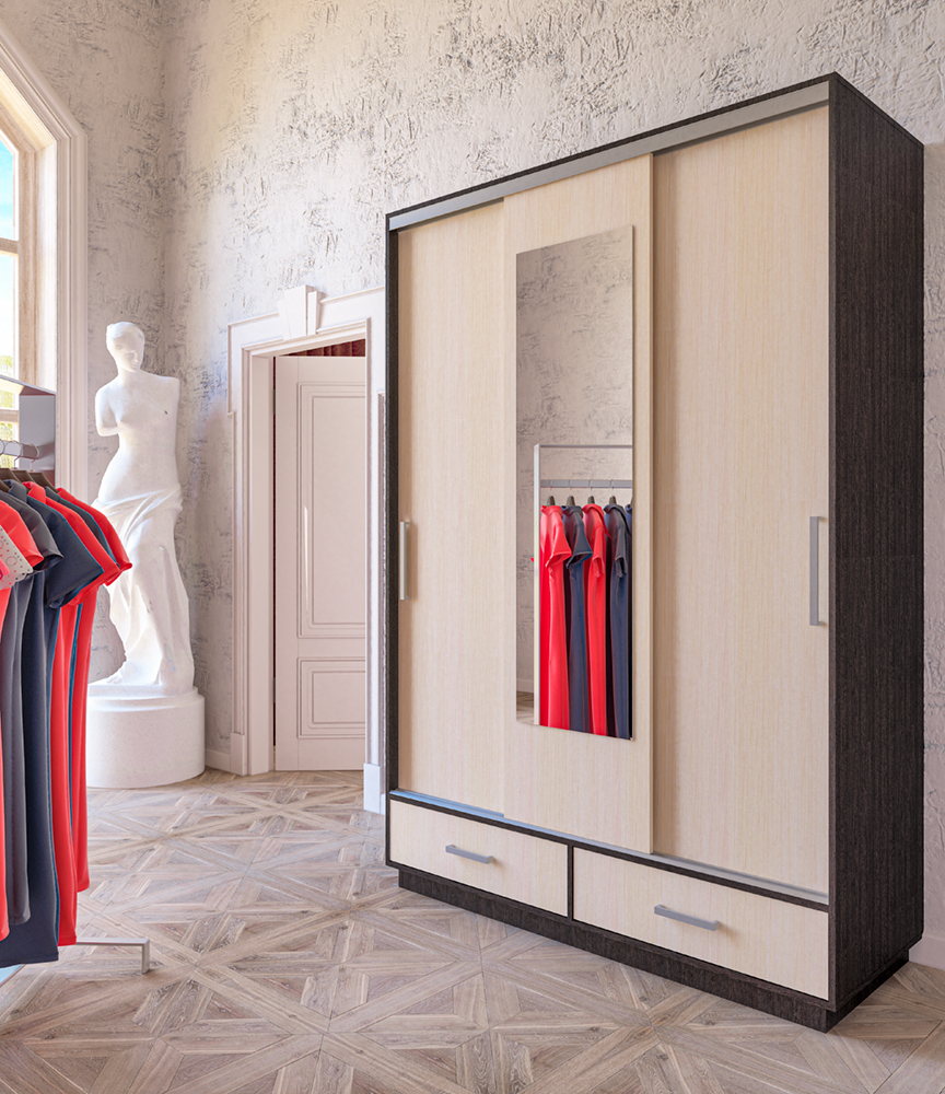 Шкаф-купе Шон-5 Пирамида