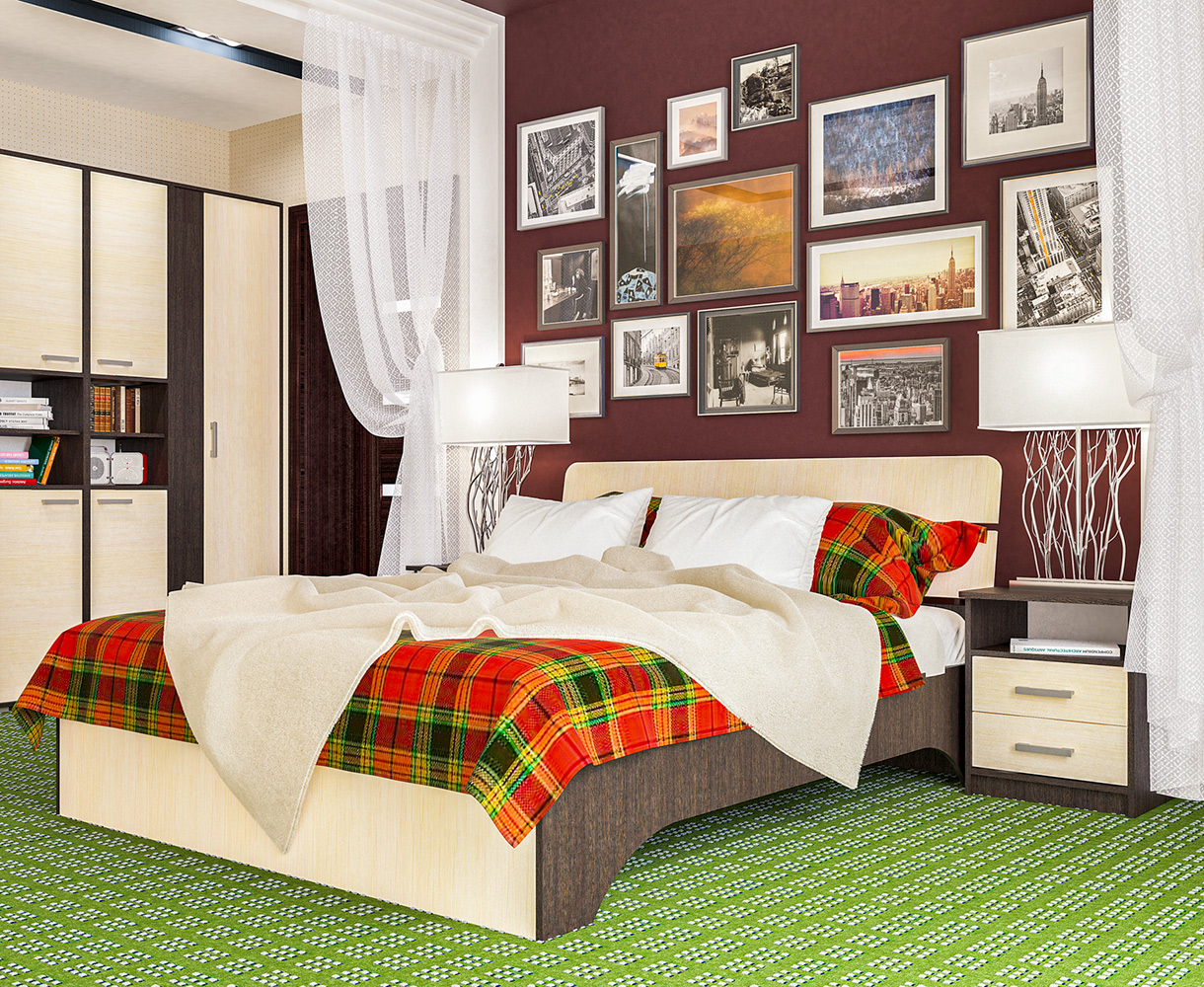 Кровать Джулия 140 Пирамида