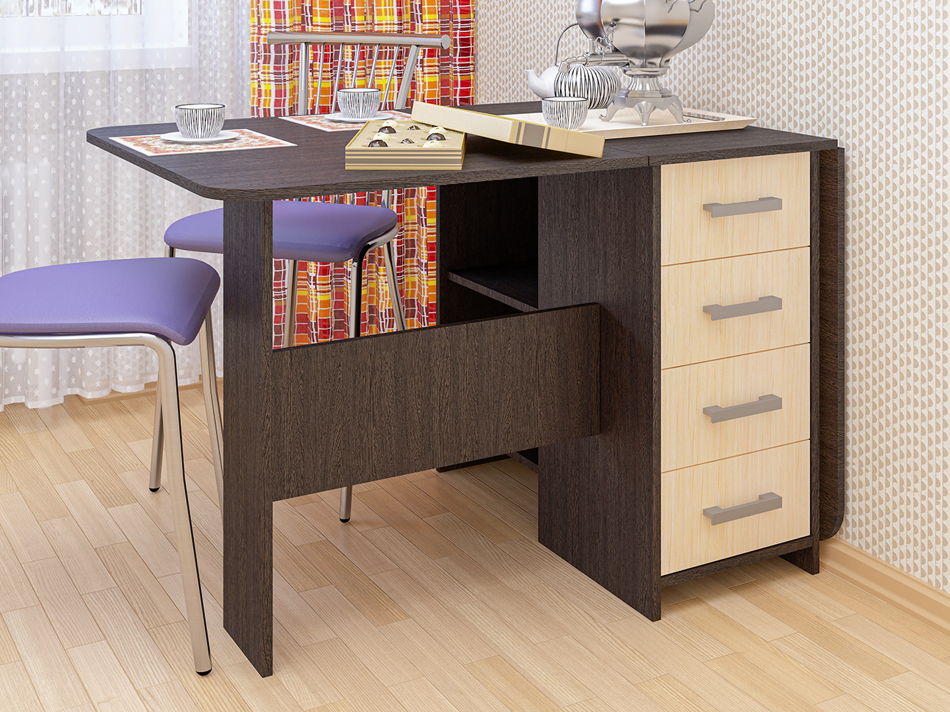 Стол-книжка СТ 6 Пирамида 1800*800*750