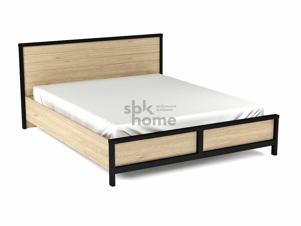 Кровать 1600 с изголовьем Бостон 1706х2104х900 СБК