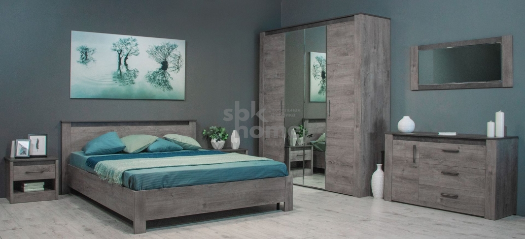 Спальня Денвер (вариант 2) СБК
