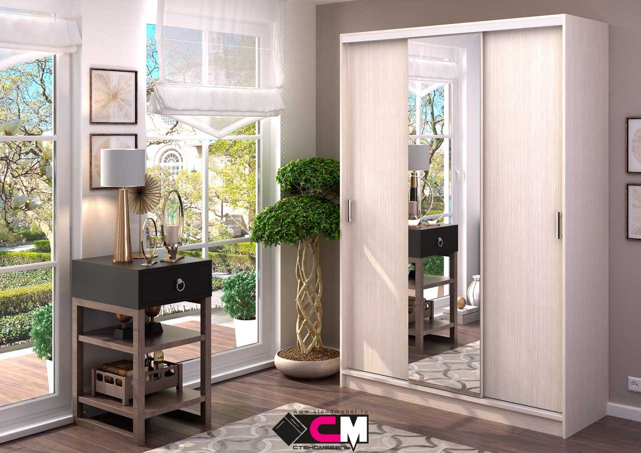 Шкаф-купе Альянс 1,5 Стендмебель