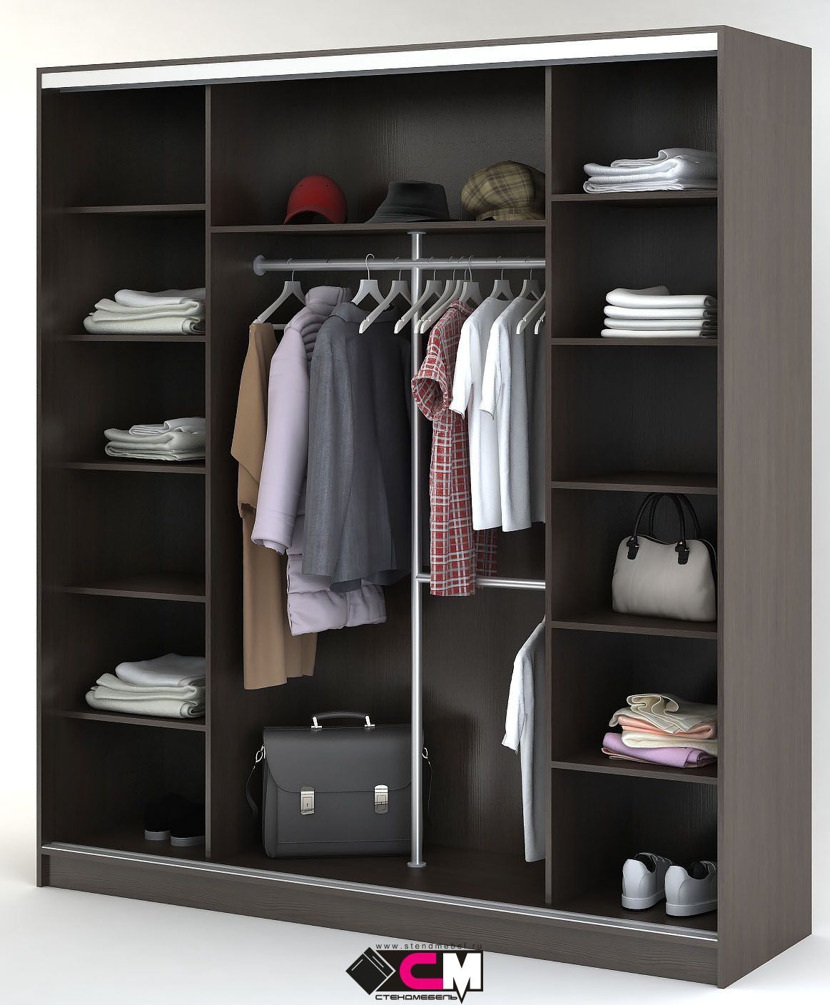 Шкаф-купе Альянс 2 Стендмебель