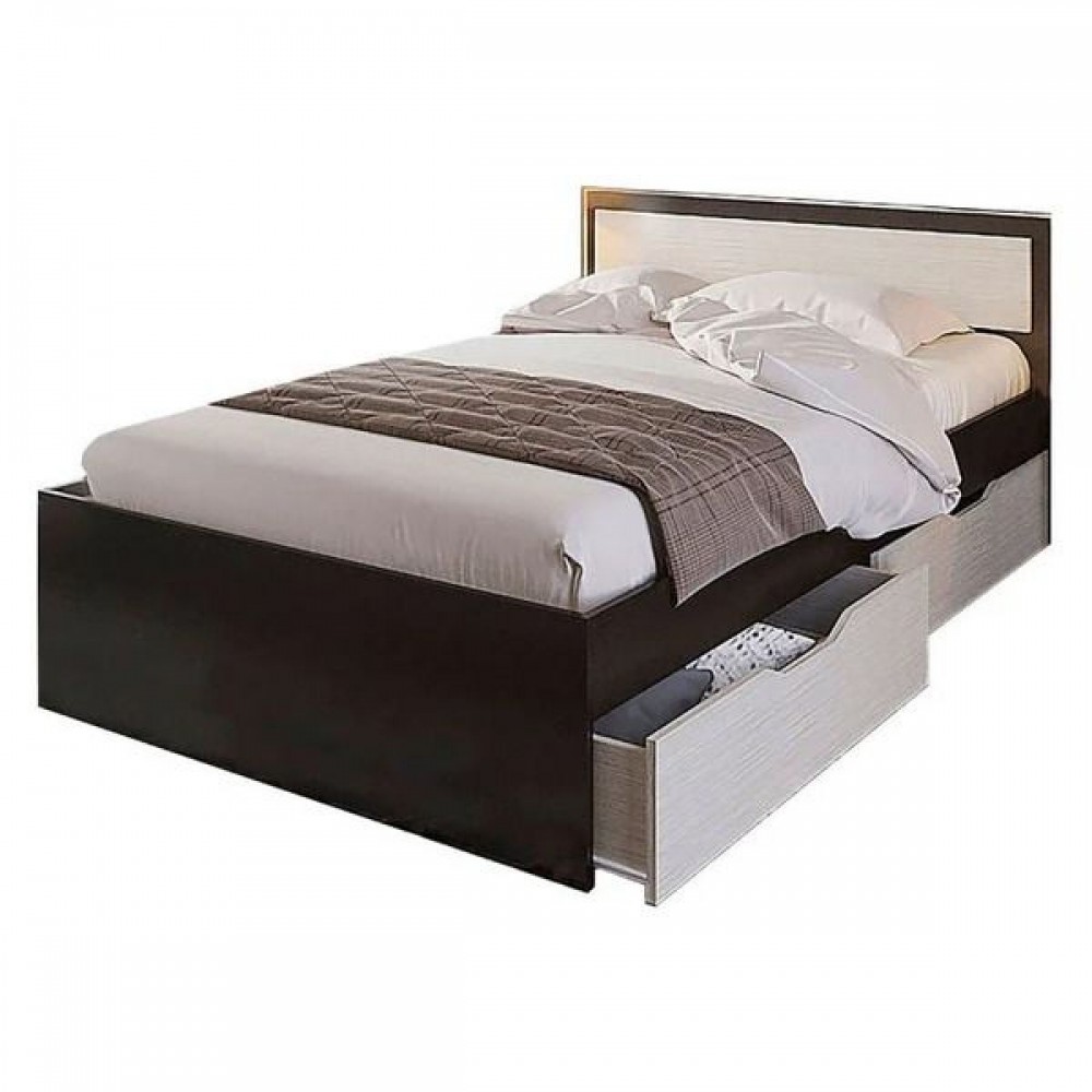 Кровать 607 с ящиками Гармония 80 Стендмебель