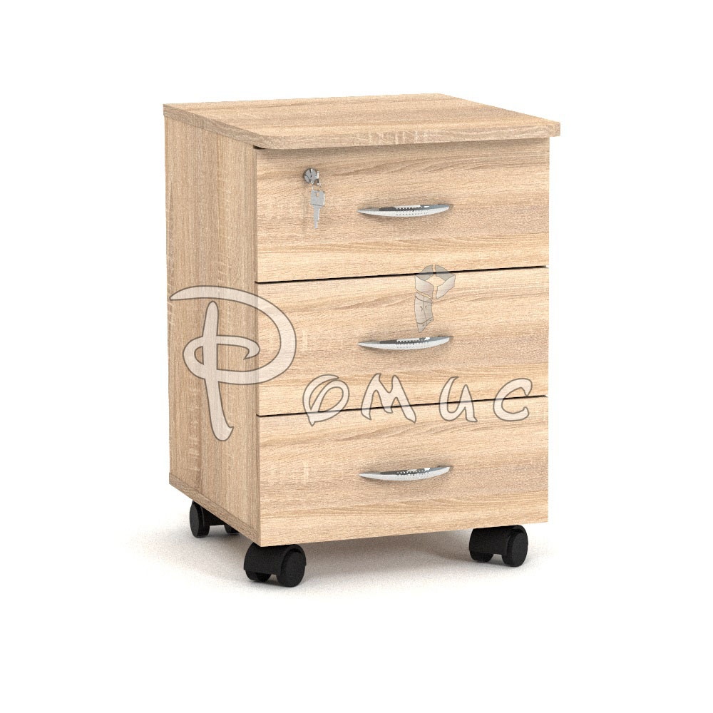 Тумба выкатная с замком Ромис